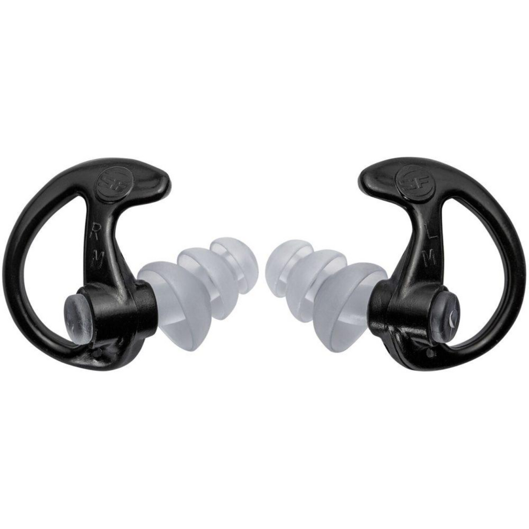 SF EP5 Sonic Defenders Max Full-Block Flanged Earplugs 26 NRR Black 1 Pair