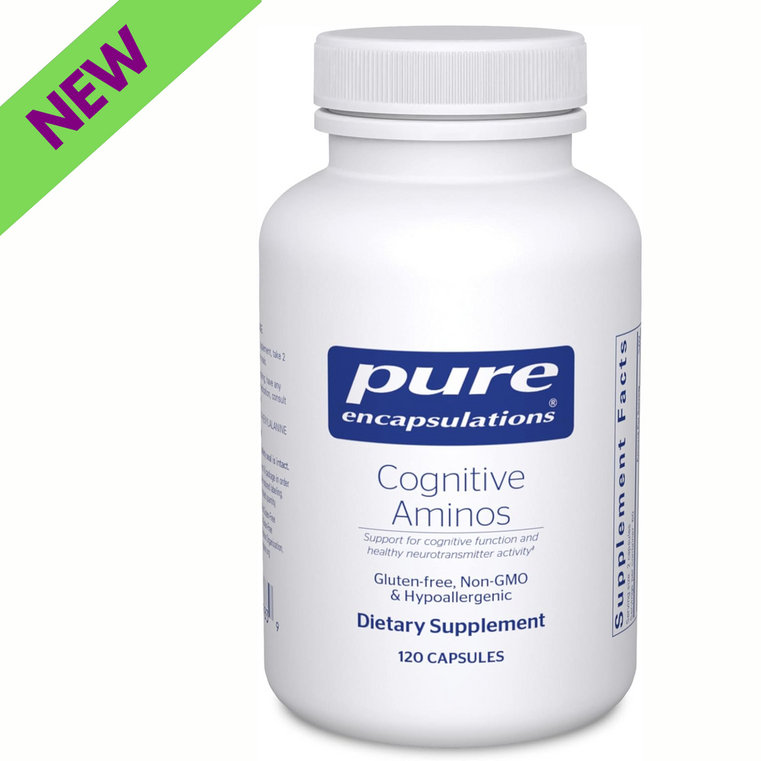Pure Encapsulations Cognitive Aminos Supports Mental Focus and Clarity 120 Caps