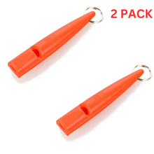 Load image into Gallery viewer, Omnipet Acme Dog Training Mouth Whistle Plastic 210.5 Orange 2 PACK
