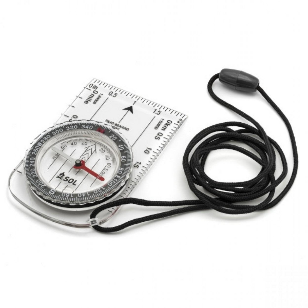 Survive Outdoors Longer Map Compass Essential Navigation Tool for Hiking Camping