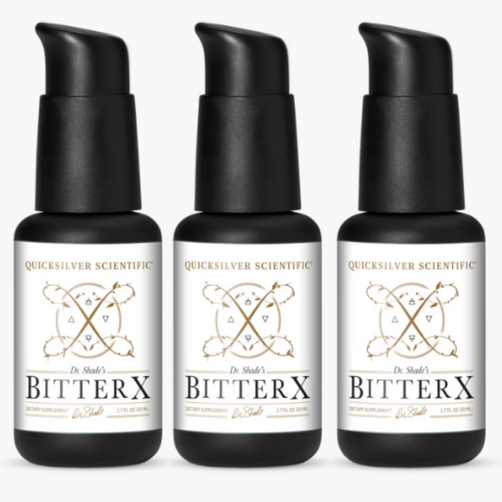 Quicksilver Scientific BitterX Función Digestiva Bomba de 50 ml BITTERX PAQUETE DE 3