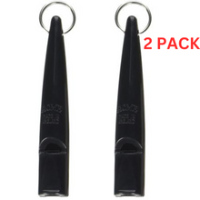 Load image into Gallery viewer, Omnipet Acme Dog Training Mouth Whistle Plastic 210.5 Black 2 PACK
