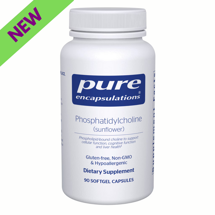Pure Encapsulations Phosphatidylcholine Sunflower Support Liver Function 90 Caps