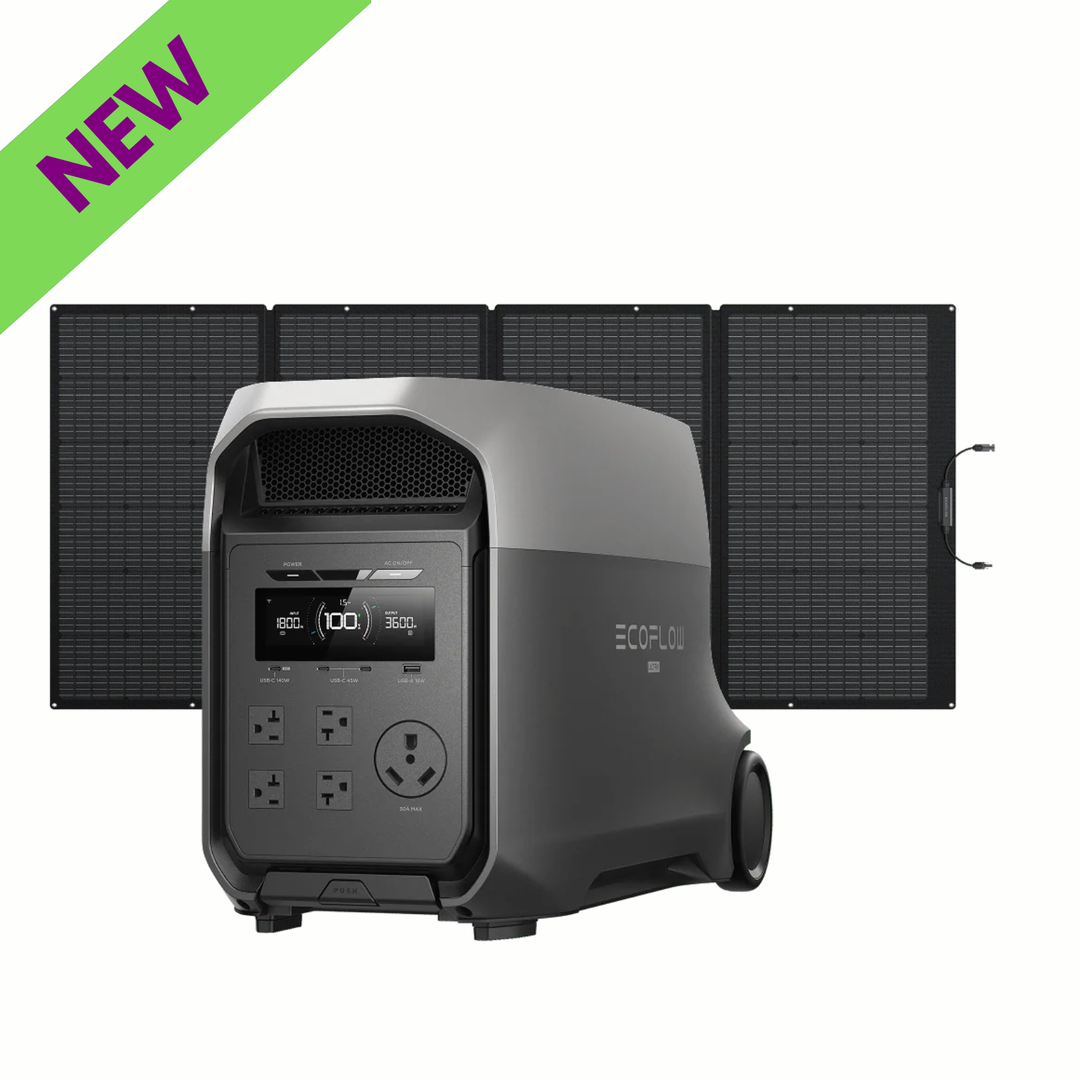 EcoFlow DELTA 3 Ultra Portable Power Station with A 400W Solar Panel Kit