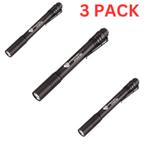 Load image into Gallery viewer, Streamlight Stylus Pro Alkaline Battery Powered Pen Light LED Black 3 PACK
