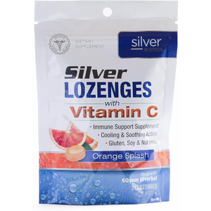 American Biotech Labs Silver Lozenges with Vitamin C 60 ppm SilverSol 2 PACK