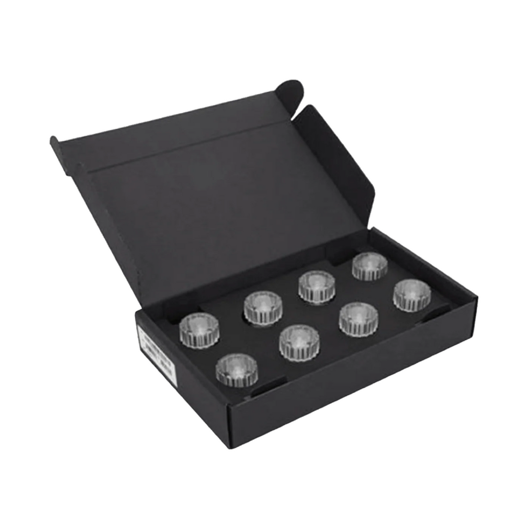 EcoFlow Suction Cups for Solar Panel Set of 8 Secure Durable Mounting Solution in black packaging.