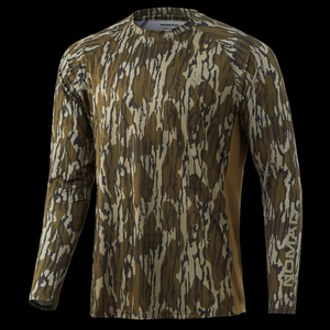 Nomad Camo Pursuit Long Sleeve Shirt Mossy Oak Bottomland M Apparel