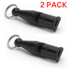 Load image into Gallery viewer, Omnipet Acme Dog Whistle Pro Trailers Dog Whistle Modern Plastic Black 2 PACK
