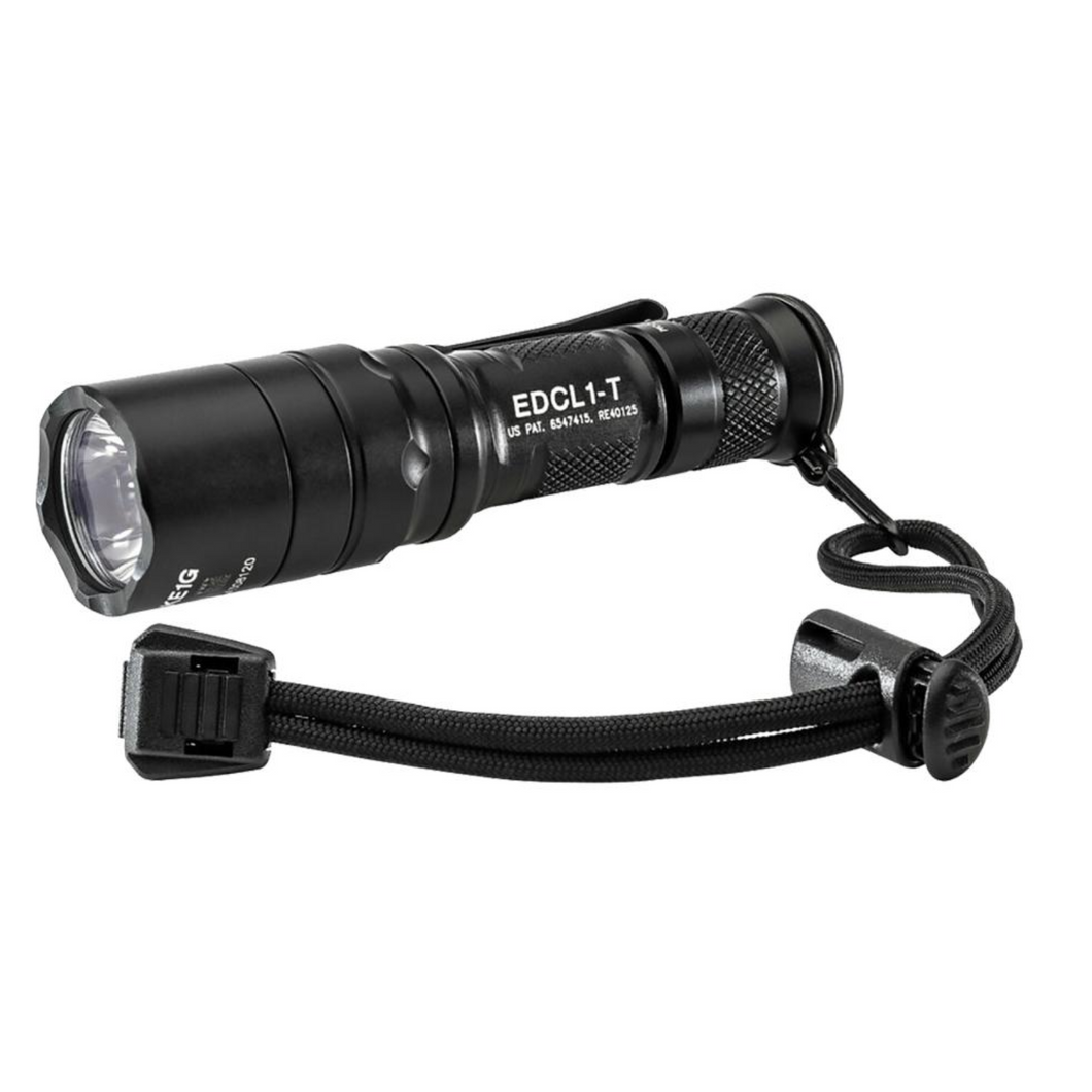 SF EDCL1-T Dual Output Everyday Carry Flashlight 500 Lumens Black