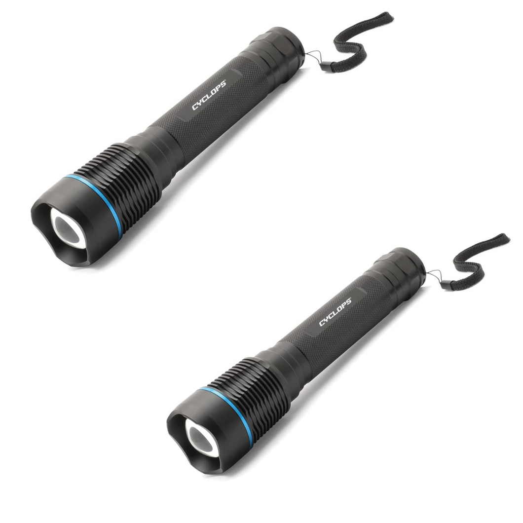 Cyclops Brontes 2K Flashlight 2000 Lumens 2 PACK