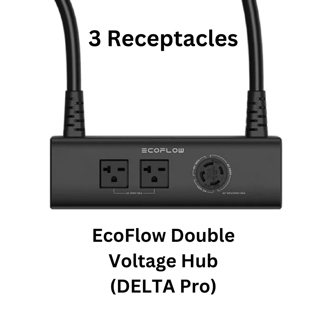 EcoFlow Double Voltage Hub with 3 Receptacles for DELTA Pro