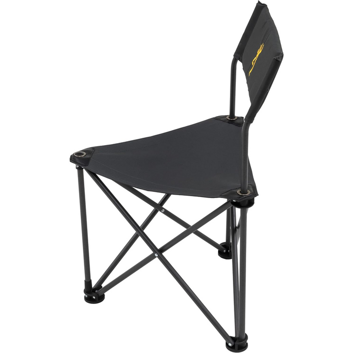 Silla de camping de caza Browning Dakota, color carbón, plegable, con estructura de acero y 3 patas