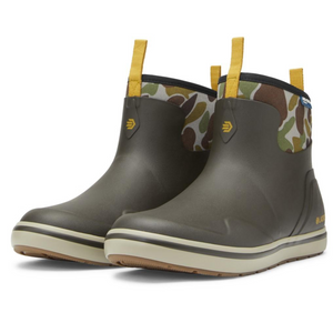 LaCrosse Mens Alpha Deck Boot 6" Olive/Camo Size 09