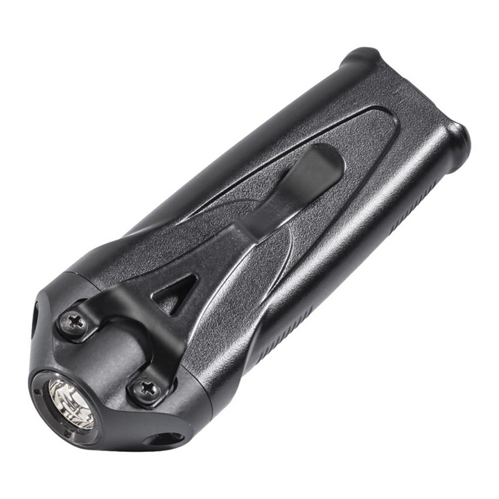 Linterna LED de bolsillo recargable SF Stiletto con múltiples salidas, 650 lúmenes, color negro