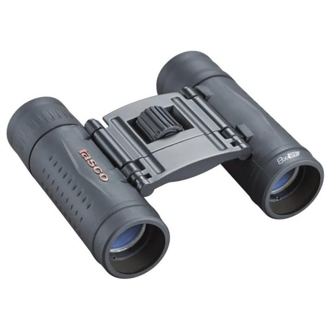 Tasco Essentials Roof Binocular 8x21mm Black MC Box 6L 380 ft 127m 6.5 oz