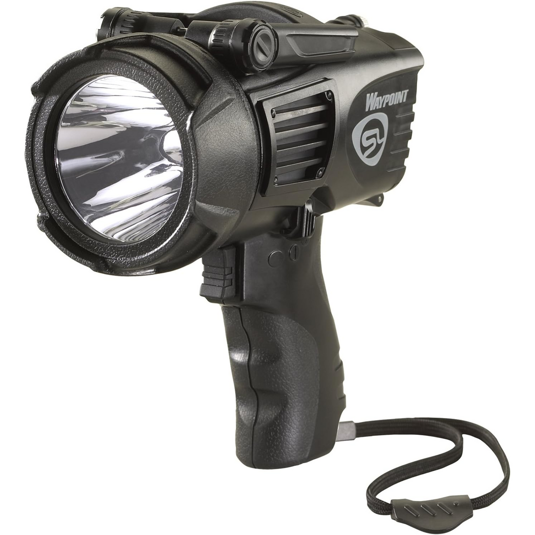 Foco Streamlight Waypoint negro de alto rendimiento, duradero y de largo alcance