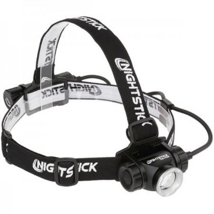 Nightstick Adjustable Beam Headlamp USB Rechargeable 1000 Lumens Black