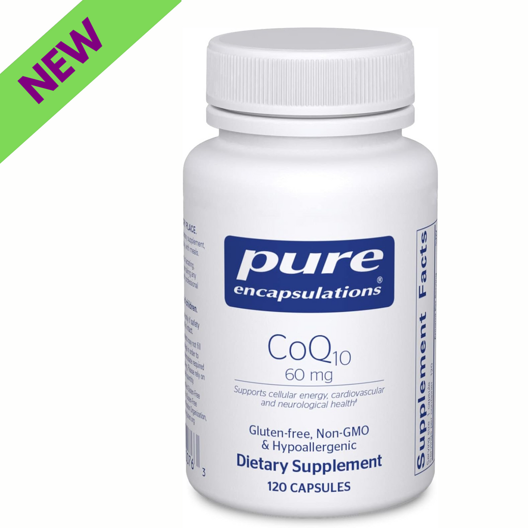 Pure Encapsulations CoQ10 Supplement Supports Cellular Energy 60Mg 120 Capsules