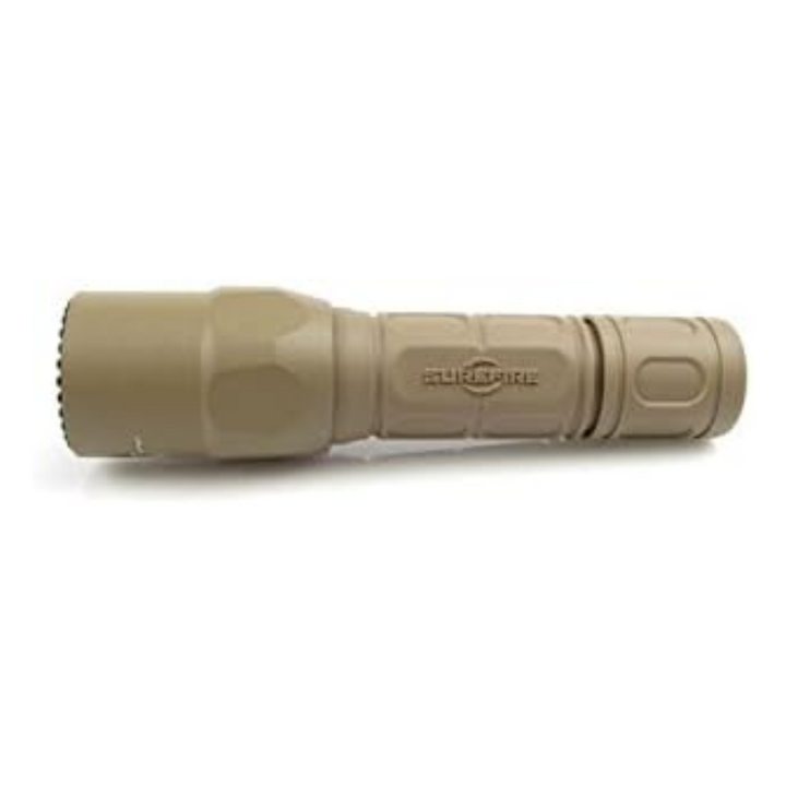 Linterna LED SF G2X Pro de 15/600 lúmenes con interruptor de clic de aluminio y polímero, color tostado