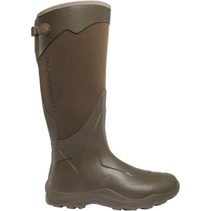 LaCrosse Alpha Agility 17" Rubber Boots Brown Size 8