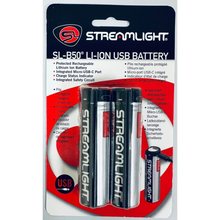 Load image into Gallery viewer, Streamlight SL-B50 USB-C Rechargeable Battery For Protac 2.0 2-PACK
