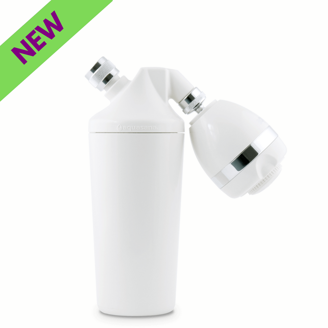 Aquasana AQ-4100C Shower Filter With Head Reduces Chloramine And Chlorine Odors