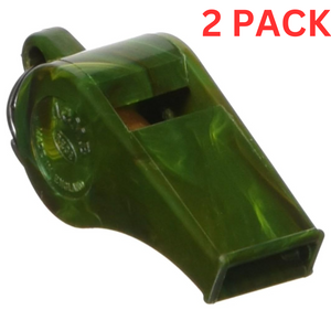 Omnipet 670 Acme Thunderer Whistle Camouflage Dog Whistle Plastic 2 PACK