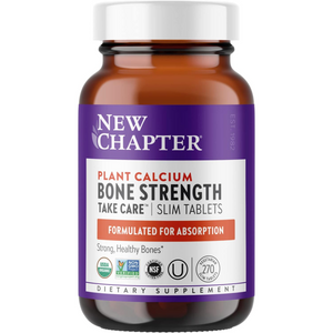 New Chapter Bone Strength Plant Based calcium 90 Tablets Vitamins K2 & D3 3 PACK