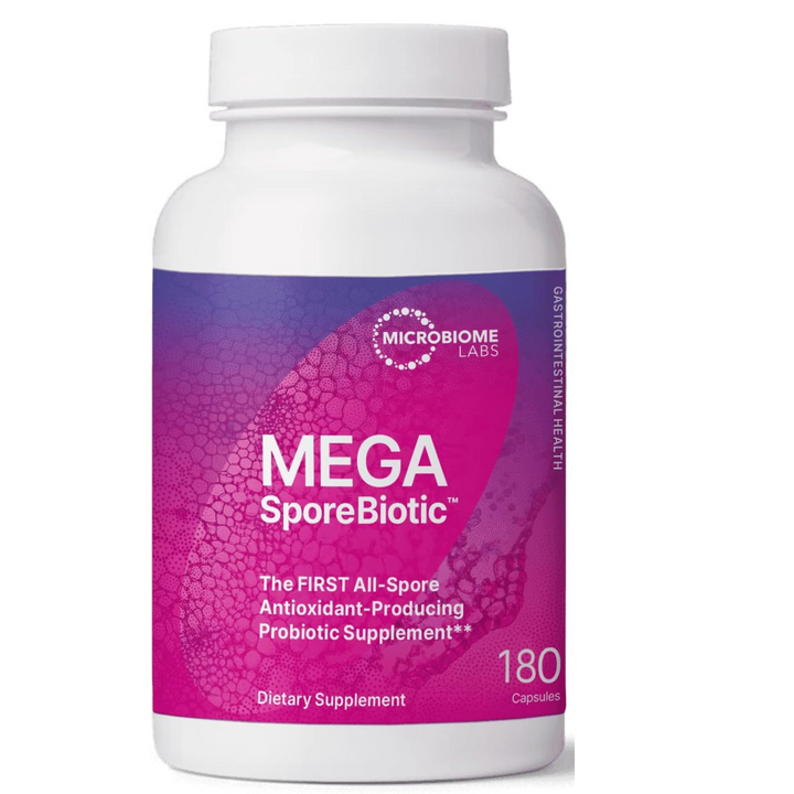 Probióticos MegaSporeBiotic de Microbiome Labs para la salud digestiva (180 cápsulas)
