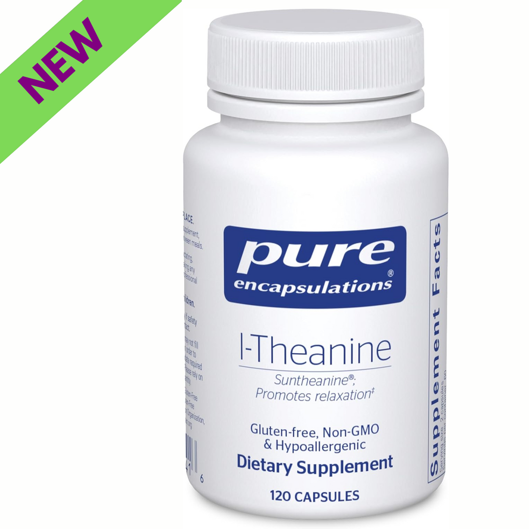 Pure Encapsulations L-Theanine Supports Relaxation and Stress Balance 120 Caps