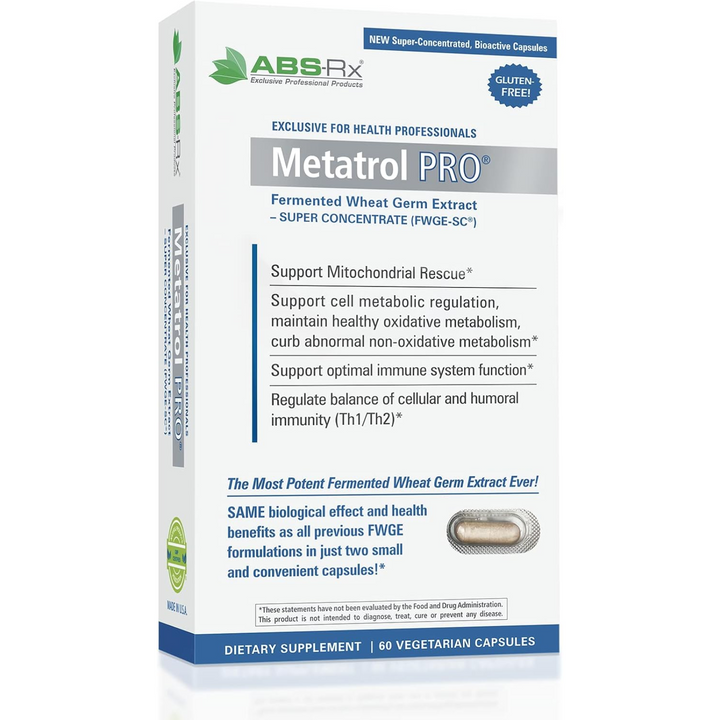 Metatrol Pro de American Biosciences (60 cápsulas) - Refuerzo inmunitario a base de germen de trigo fermentado