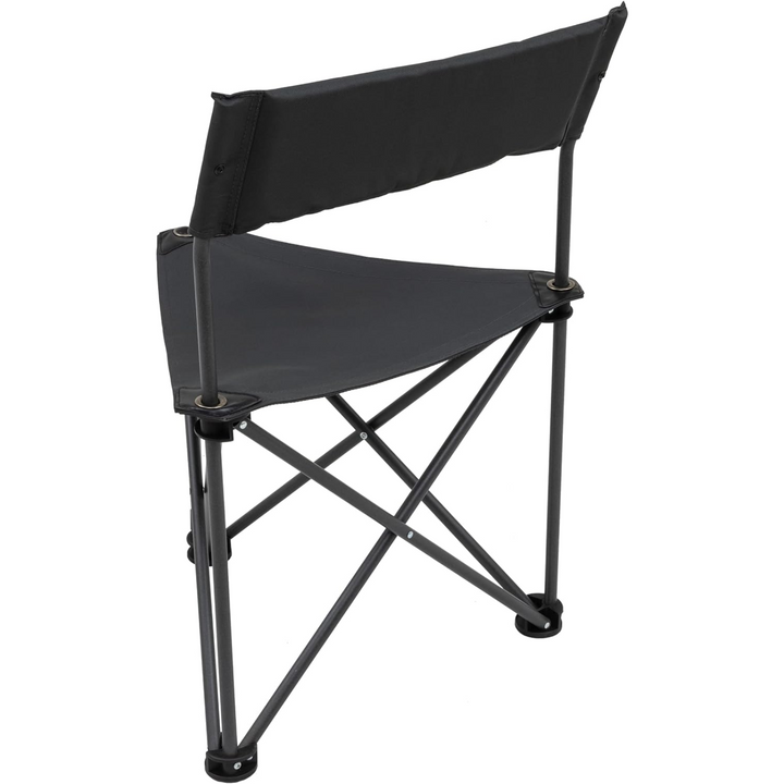 Silla de camping de caza Browning Dakota, color carbón, plegable, con estructura de acero y 3 patas