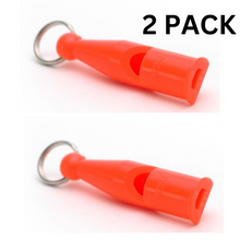 Load image into Gallery viewer, Omnipet Acme Dog Whistle Pro Trailers Dog Whistle Modern Plastic Orange 2 PACK
