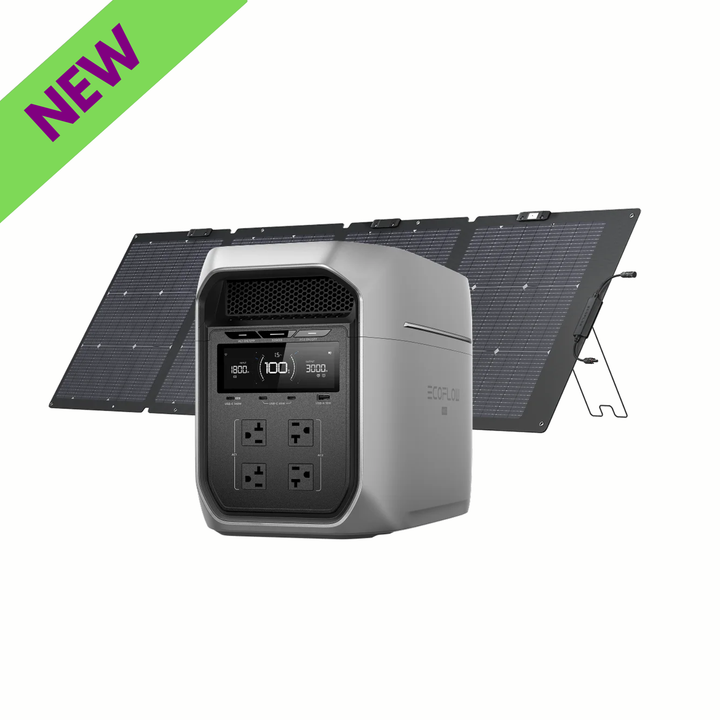 EcoFlow DELTA 3 Max Plus Portable Power Station with A 220W Solar Panel