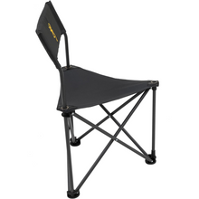 Load image into Gallery viewer, Browning Dakota Hunting Camping Chair Charcoal Foldable Steel Frame with 3 Legs
