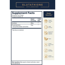 Load image into Gallery viewer, Quicksilver Scientific Liposomal Glutathione Lemon Mint Oral Detox 50ml Supplement Facts - 3 Pack
