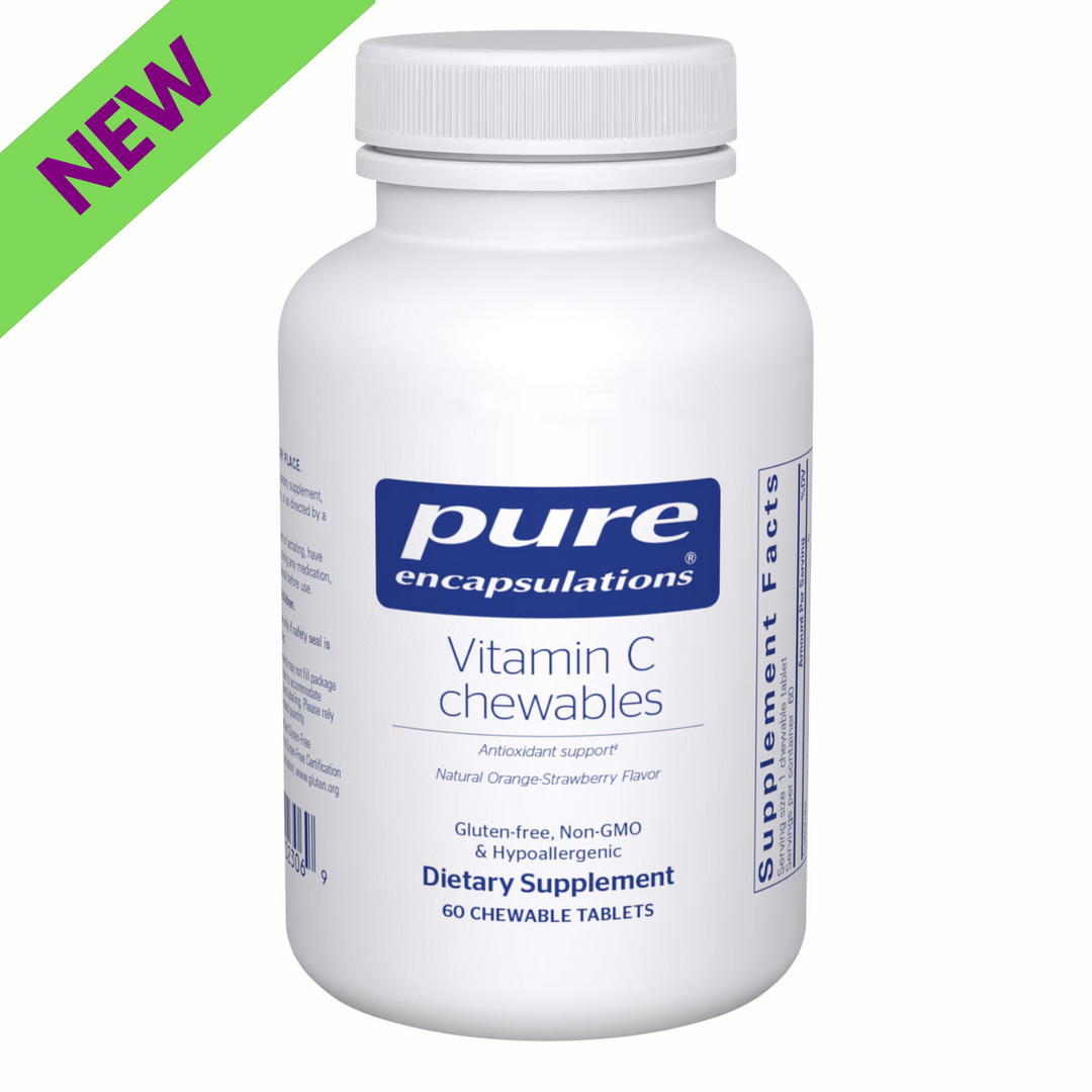 Pure Encapsulations Vitamin C Chewable Supports Immune Health 60 Tablets