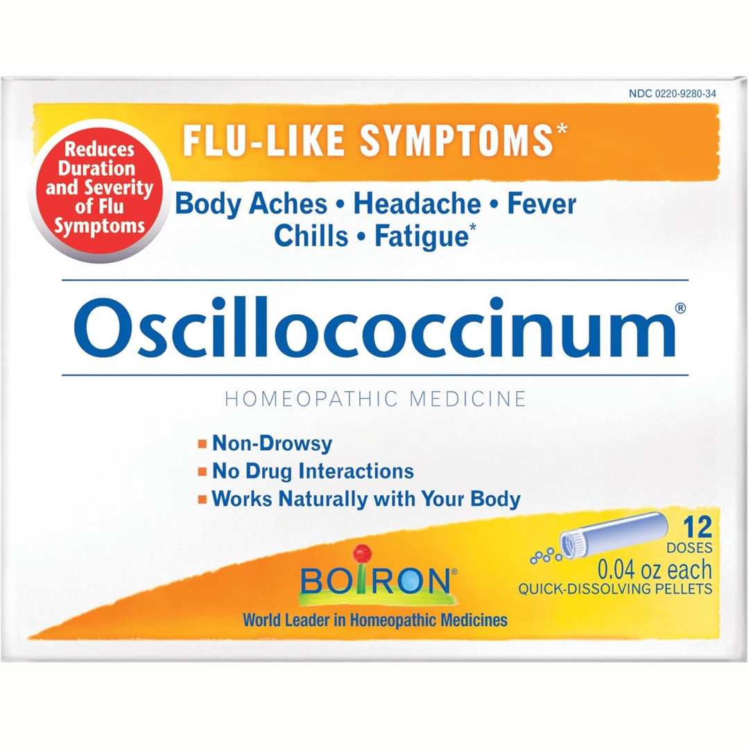 Boiron Laboratories Oscillococcinum 12 Doses Homeopathic Pellets Pack
