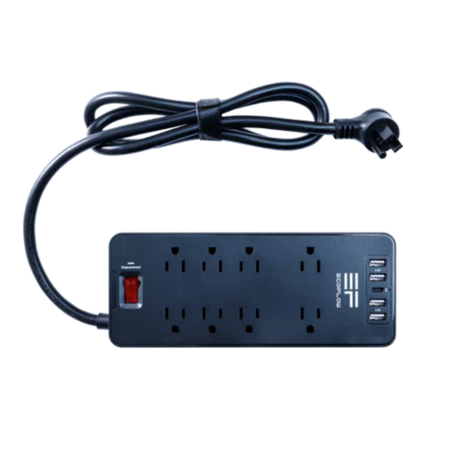 EcoFlow Surge Protector + Grounding Adapter + Suction Cups for Solar Panel 3 KIT