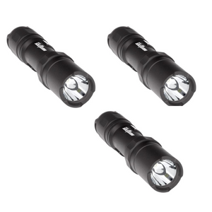 Nightstick MT-210 Mini-TAC PRO Metal 4" LED Flashlight 30 Lumens Black 3 PACK