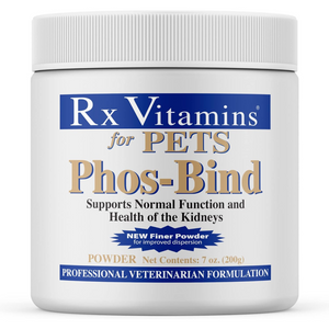 Rx Vitamins For Pets Phos Bind Supports Health of Kidneys 200 Grams 2 PACK