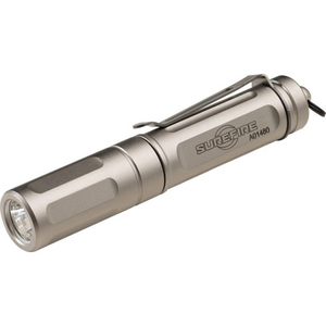 SF Titan-B Ultra Compact Keychain Flashlight 300 Lumens Silver