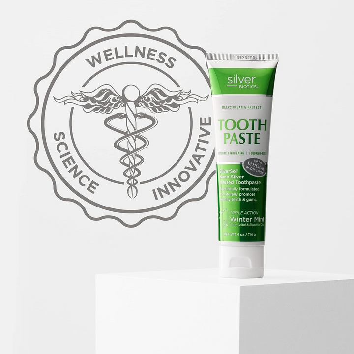 Pasta dental Silver Biotic de American Biotech Labs, 113 g, cuidado bucal para dientes sanos