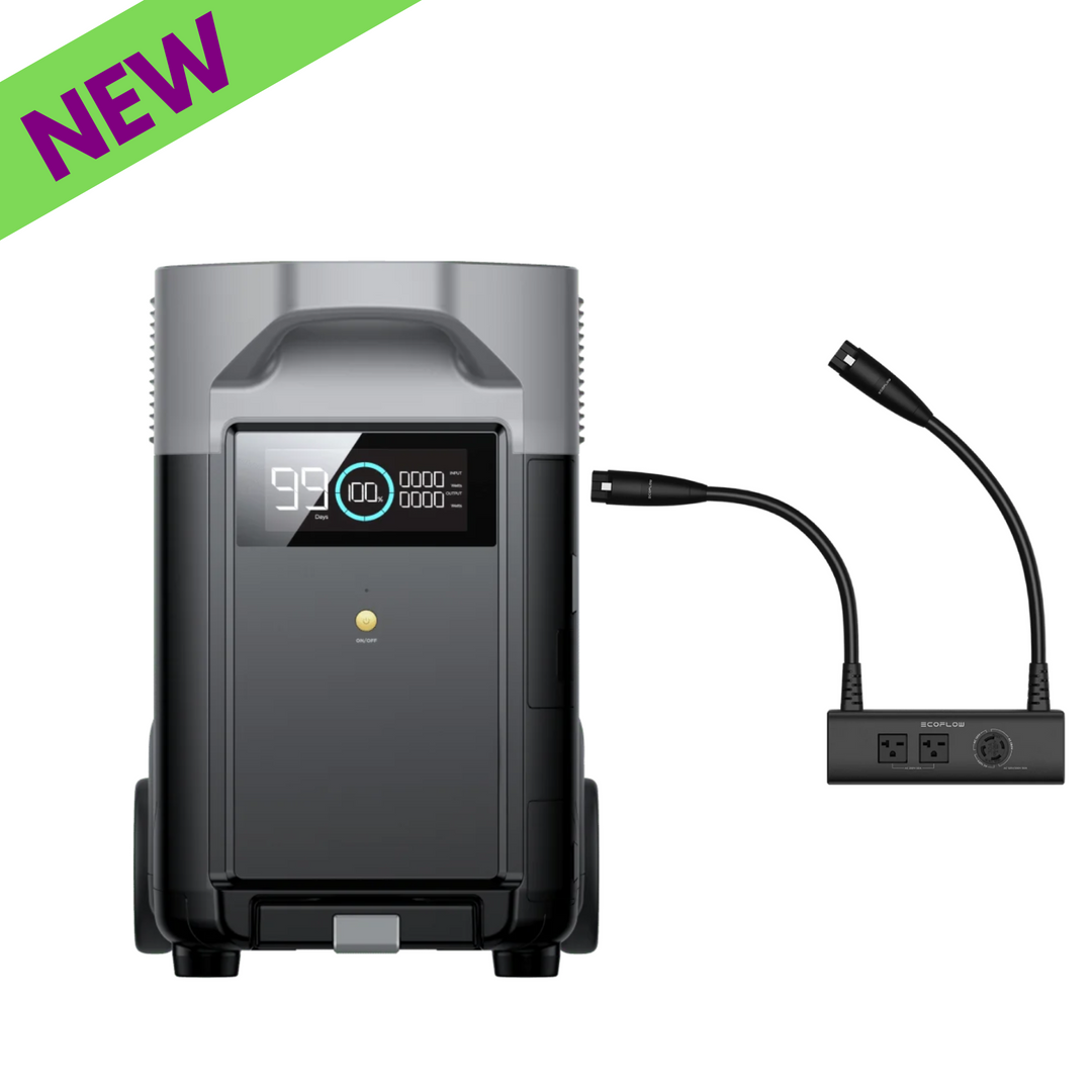 EcoFlow Delta Pro Bateria Adicional Con Voltage Hub Para Respaldo Solar Hogar