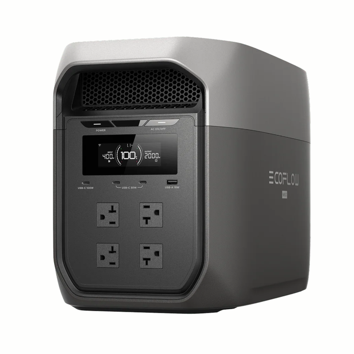 EcoFlow DELTA 3 Max Plus Portable Power Station with A 400W Solar Panel