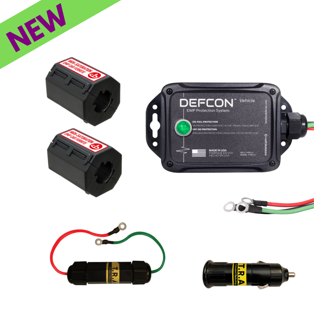 Faraday DEFCON Vehicle + EMP Protection Kit Advanced Car Security System