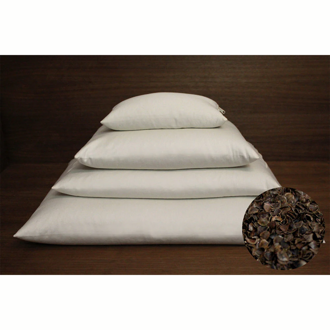 Soaring Heart Buckwheat Hull Pillows Small With One Pillowcase 12" X 16"