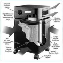 Load image into Gallery viewer, Austin Air HEPA Bedroom Machine Cleaner Sandstone O1C 120V B402A1 1500 sf
