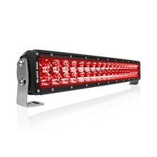 Load image into Gallery viewer, Black Oak LED 20 Inch Curved Red LED Predator LED Light Bar Combo Optics
